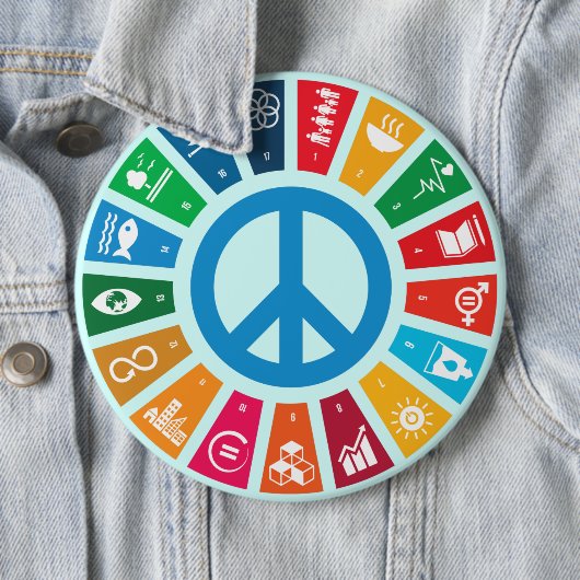 Wearable Change for Global Goals 2030 - Advocacy Button (Beispiel)