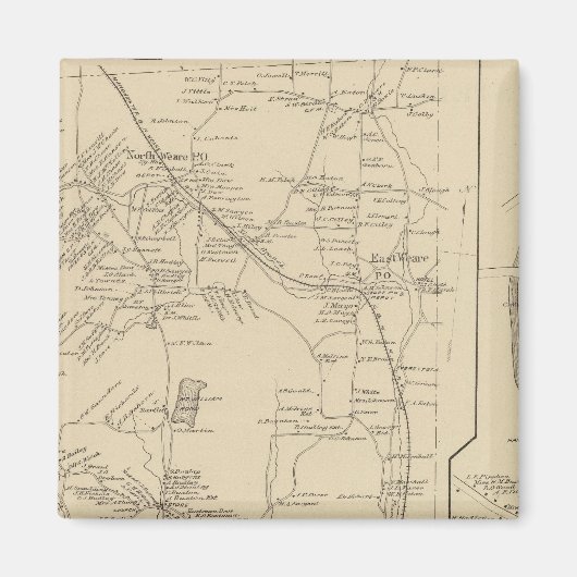 Weare, Hillsborough Co. Magnet (Vorne)