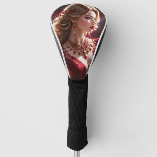 Wearing crimson is a sign of sexy behavior. Posing Golf Headcover (Vorderseite)