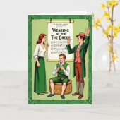 Wearing Green Music Card Karte (Gelbe Blume)