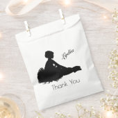 Weary Ballerina Personalisiert Name Vielen Dank Geschenktütchen (Ausgeschnitten)