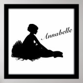 Weary Ballerina Personalisiert Poster (Vorne)