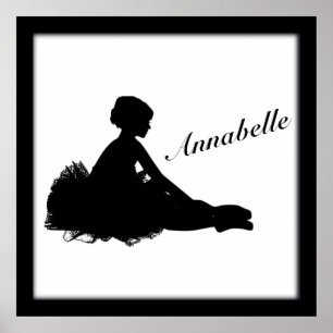 Weary Ballerina Personalisiert Poster