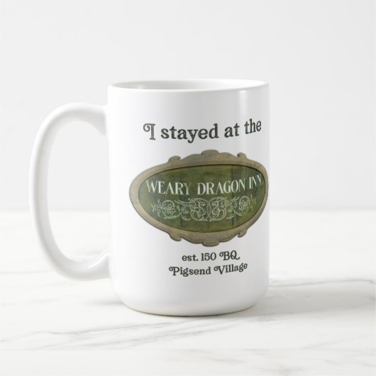 Weary Dragon Inn Coffee Tasse (Links)