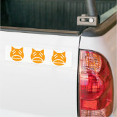 Weary Emoji Cat Autoaufkleber (Auf Lkw)