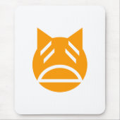 Weary Emoji Cat Mousepad (Vorne)