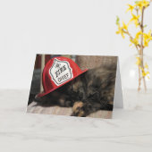 Weary Fire Chief (Sweetie) Karte (Gelbe Blume)