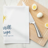 Weary World freut sich Küchentücher (Viertel Falte)