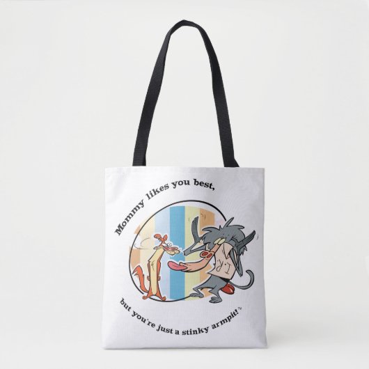 Weasel & Baboon "Mommy Likes You Best" Tasche (Vorderseite)