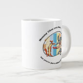 Weasel & Baboon "Mommy mag You Best" Jumbo-Tasse (Vorderseite Rechts)