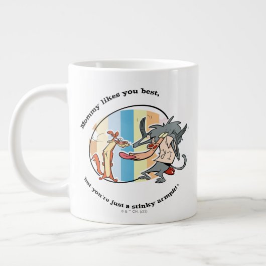 Weasel & Baboon "Mommy mag You Best" Jumbo-Tasse (Links)