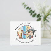 Weasel & Baboon "Mommy mag You Best" Postkarte (Stehend Vorderseite)