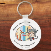 Weasel & Baboon "Mommy mag You Best" Schlüsselanhänger (Vorderseite)