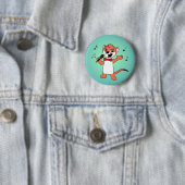 Weasel-Cartoon Button (Beispiel)