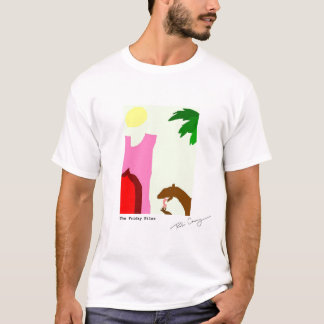Weasel, der Schalentiere in Marokko isst T-Shirt