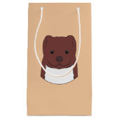 Weasel Face Kleine Geschenktüte (Vorderseite)