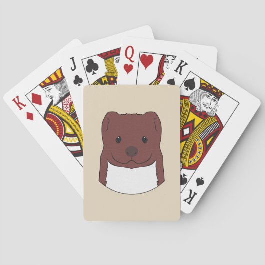Weasel Face Spielkarten (Rückseite)