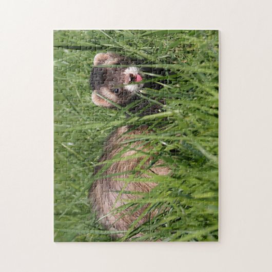 Weasel Garden Puzzle - Sable Ferret (Vertikal)