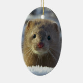 Weasel Keramik Ornament (Rechts)