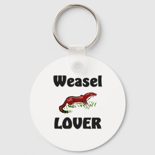 Weasel Lover Schlüsselanhänger (Vorderseite)