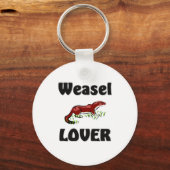 Weasel Lover Schlüsselanhänger (Vorderseite)