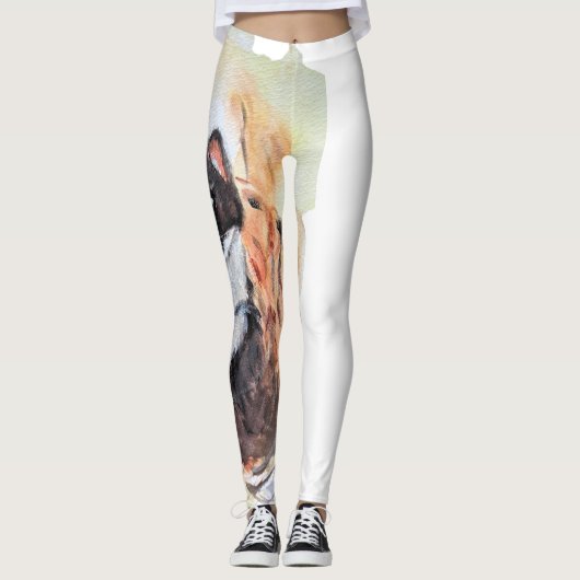 Weasel Magic Spaß Totem Paradies für Kletterhexen: Leggings (Vorderseite)