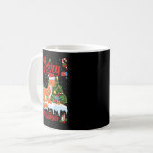 Weasel Merry Christmas Tree Lighting Weasel Xmas Kaffeetasse (Vorderseite Links)