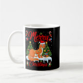 Weasel Merry Christmas Tree Lighting Weasel Xmas Kaffeetasse (Links)