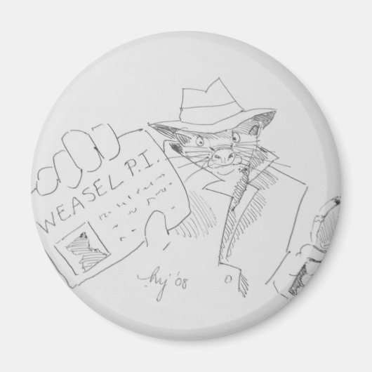 Weasel P.I. Magnet (Vorne)