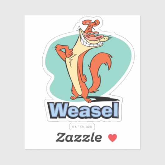 Weasel Proud Character Graphic Aufkleber (Blatt)