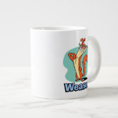 Weasel Proud Character Graphic Jumbo-Tasse (Vorderseite Rechts)