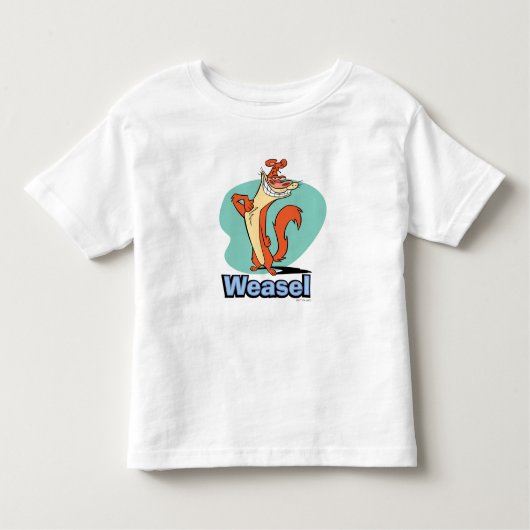 Weasel Proud Character Graphic Kleinkind T-shirt (Vorderseite)