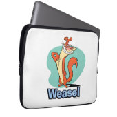Weasel Proud Character Graphic Laptopschutzhülle (Vorne Rechts)