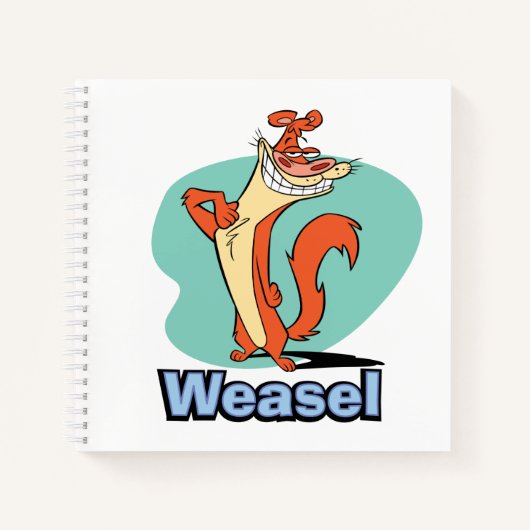 Weasel Proud Character Graphic Notizblock (Vorderseite)