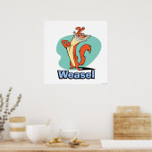 Weasel Proud Character Graphic Poster (Küche)