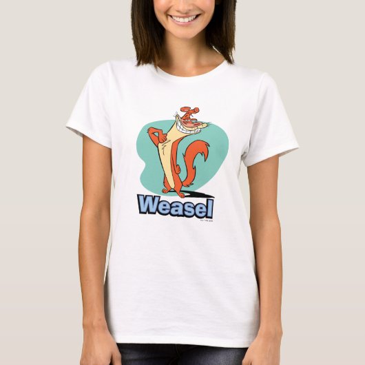 Weasel Proud Character Graphic T-Shirt (Vorderseite)