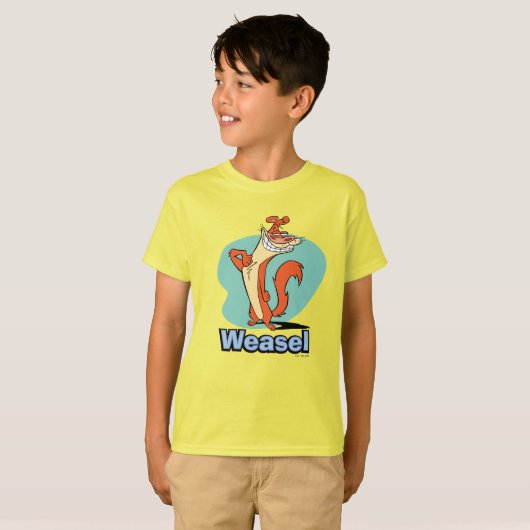 Weasel Proud Character Graphic T-Shirt (Vorne ganz)