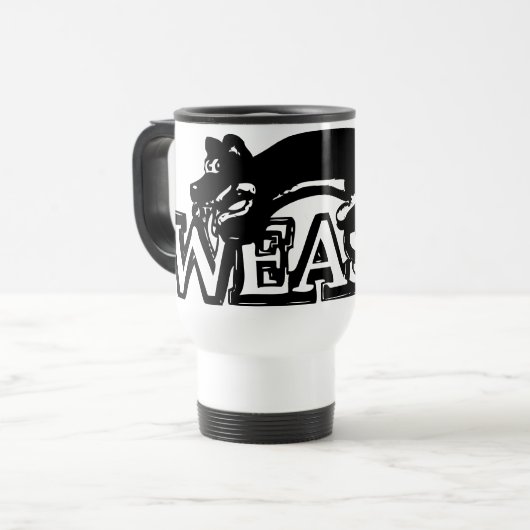 Weasel Reisebecher (Vorderseite Links)