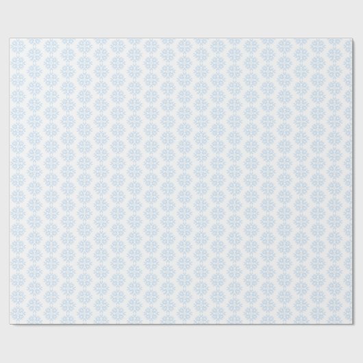 Weasel Snowflake Wrapping Paper Geschenkpapier (Flach)