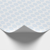 Weasel Snowflake Wrapping Paper Geschenkpapier (Ecke)