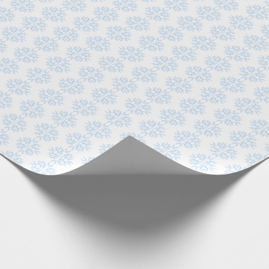 Weasel Snowflake Wrapping Paper Geschenkpapier (Ecke)
