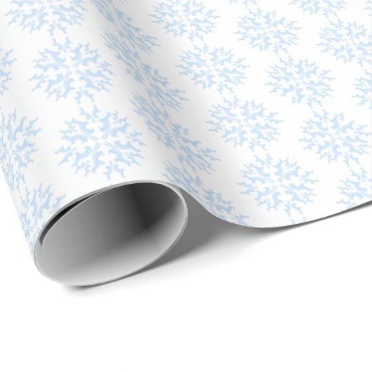 Weasel Snowflake Wrapping Paper Geschenkpapier (Rolleneckpunkt)