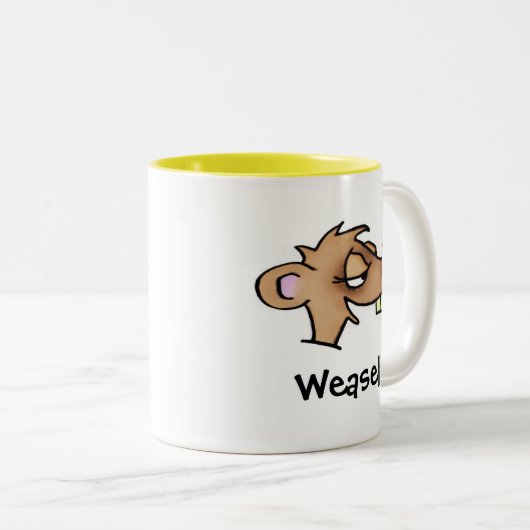 Weasel-Tasse Zweifarbige Tasse (VorderseiteRechts)