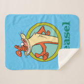 Weasel Thumbs Up Character Graphic Sherpadecke (Vorderseite (Horizontal))