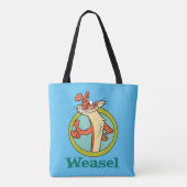 Weasel Thumbs Up Character Graphic Tasche (Rückseite)