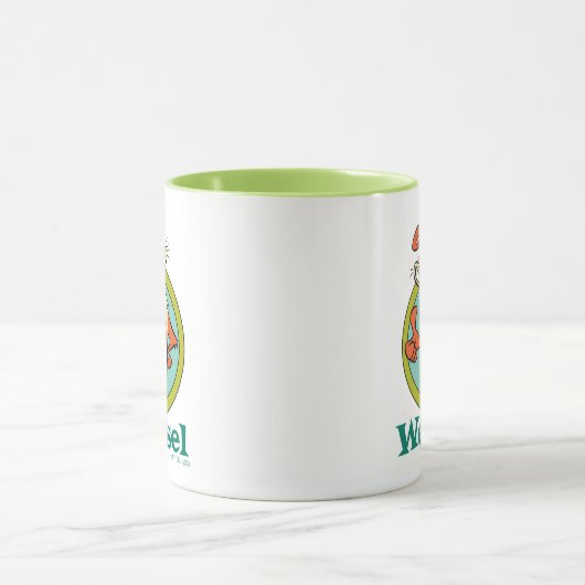 Weasel Thumbs Up Character Graphic Tasse (Zentrum)