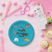 Weasels Birthday Pappteller (Party)