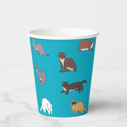 Weasels Pappbecher (Vorderseite)