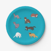 Weasels Pappteller (Vorderseite)