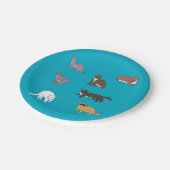 Weasels Pappteller (Schrägansicht)